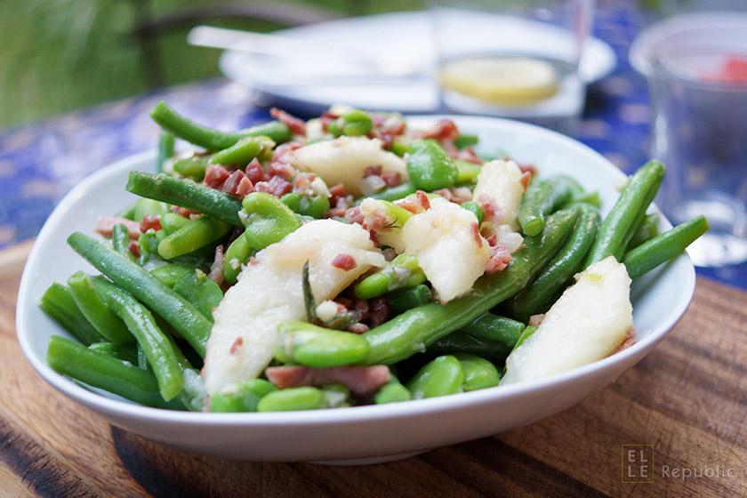 Rezeptbild: Birnen, Bohnen und Speck
