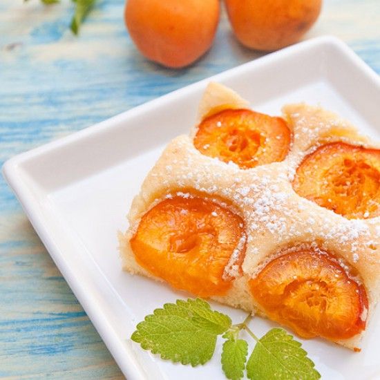 Rezeptbild: Österreichischer Marillenkuchen Rezept