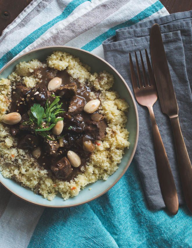 Rezeptbild: Marokkanischen Rinderschmortopf