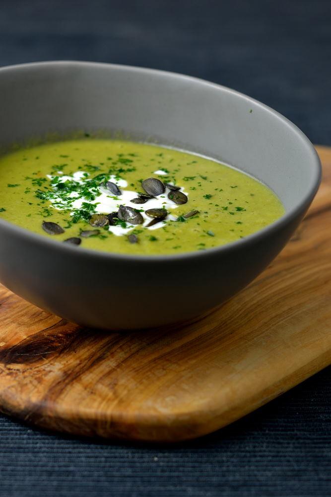Rezeptbild: Brokkoli-Erbsensuppe