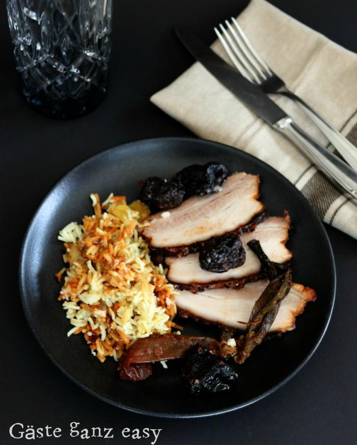 Rezeptbild: Asiatischer Schweinebauch als Weihnachtsbraten
