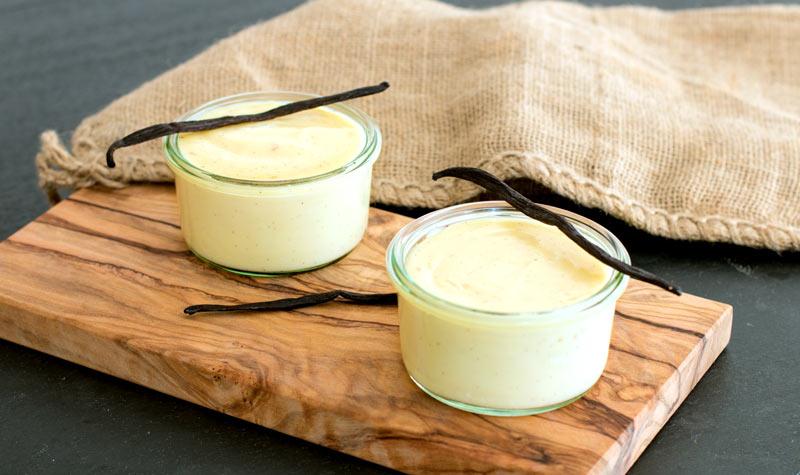 Rezeptbild: Selbstgemachter Vanillepudding