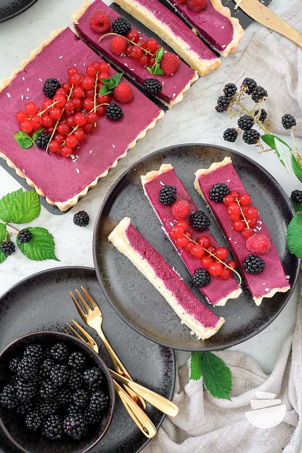 Rezeptbild: Einfacher Beerenkuchen (Smoothiekuchen)
