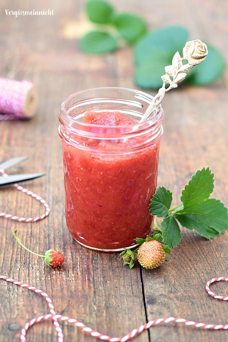 Rezeptbild: Erdbeer Vanille Marmelade – von meiner Mama