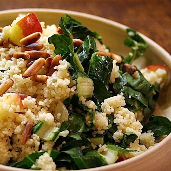 Rezeptbild: Mangold-Apfel-CousCous
