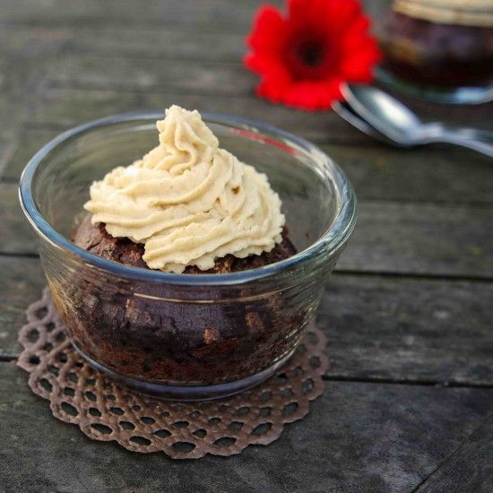 Rezeptbild: Schoko-Sesam Küchlein