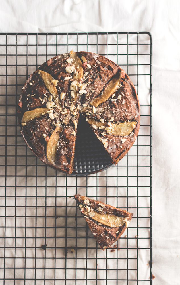 Rezeptbild: Schokoladen-Birnen-Kuchen