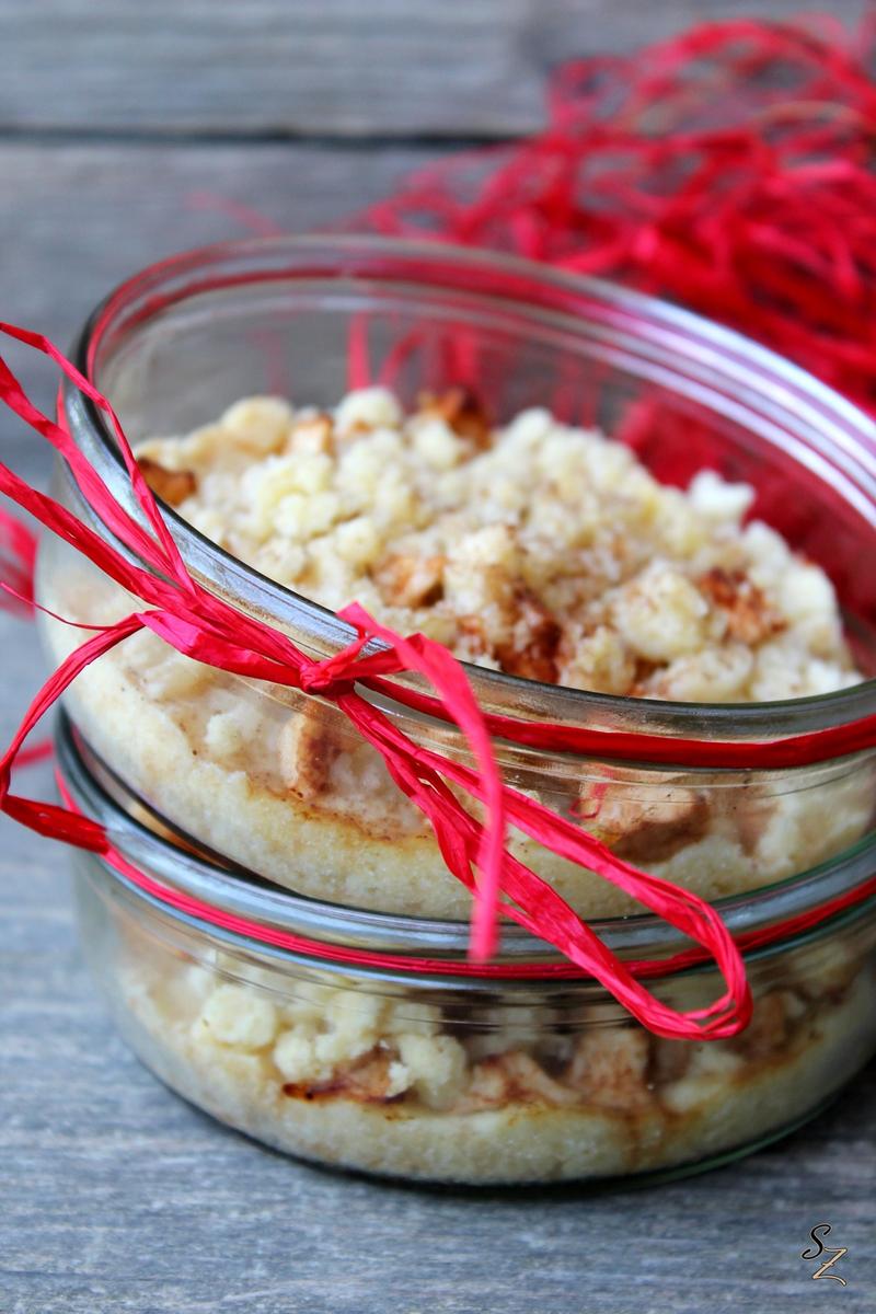 Rezeptbild: Apfelkuchen im Glas