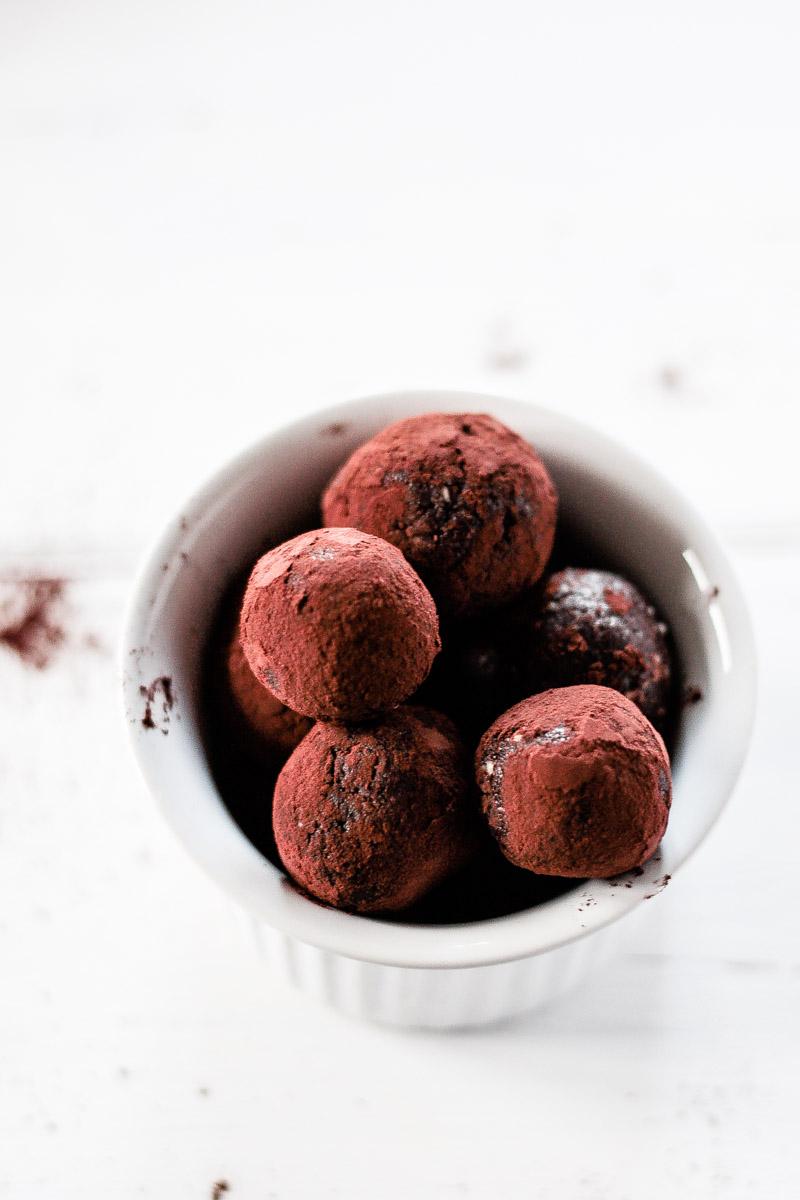 Rezeptbild: Gesunde Schokoladen Trüffel / Pralinen