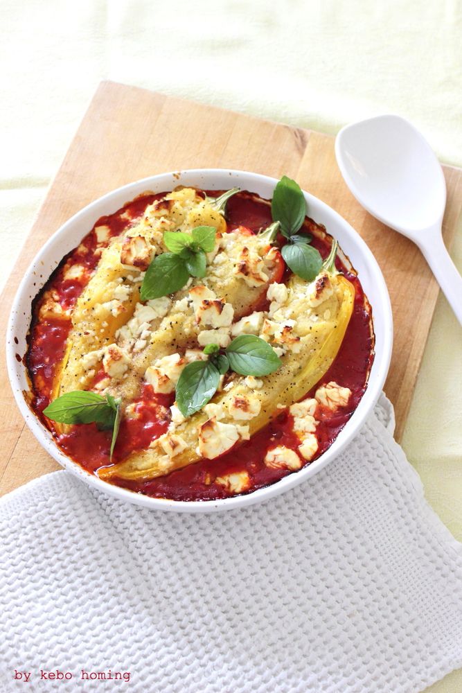 Rezeptbild: Gefüllte Paprikaschoten