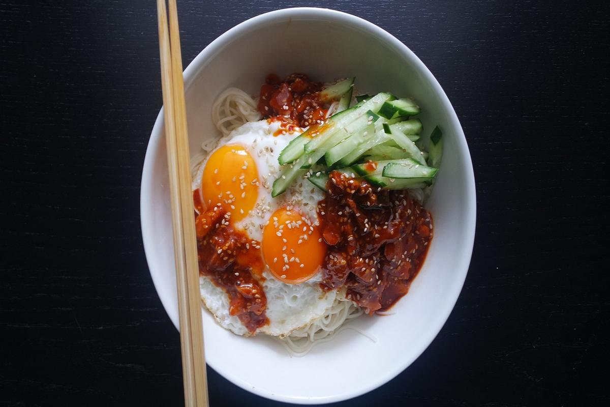 Rezeptbild: Koreanische kalte Nudeln