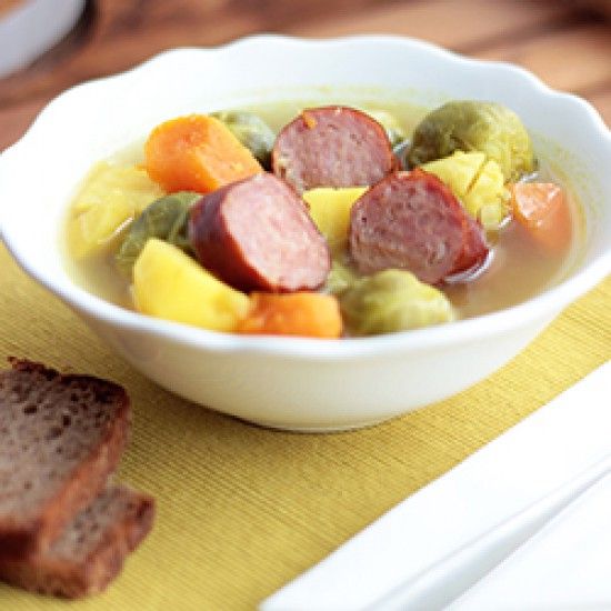Rezeptbild: Rosenkohl-Kartoffel-Eintopf