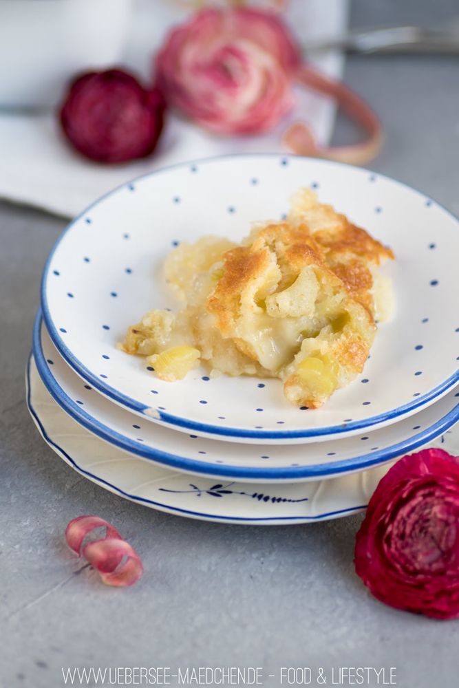 Rezeptbild: Rhabarber-Auflauf