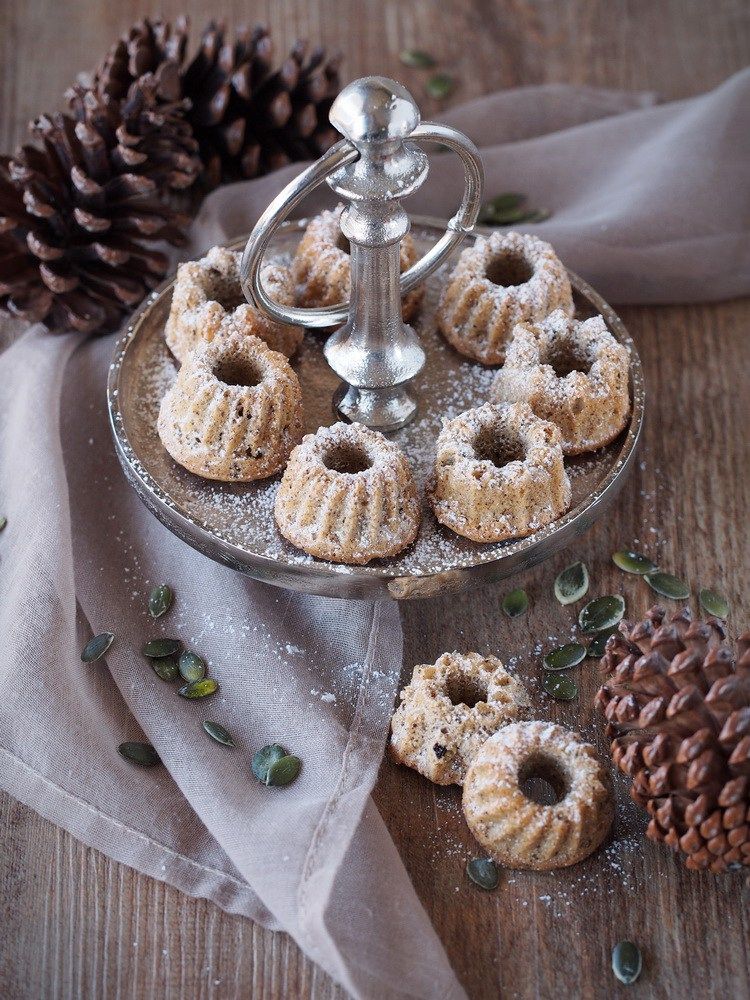 Rezeptbild: Kürbiskern-Kuchen mit Schokolade