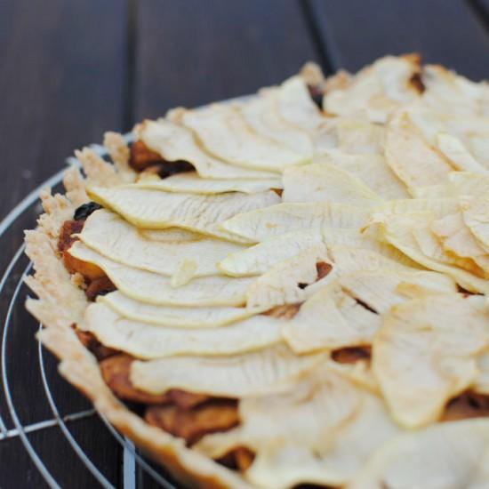 Rezeptbild: Rustikale Apfeltarte