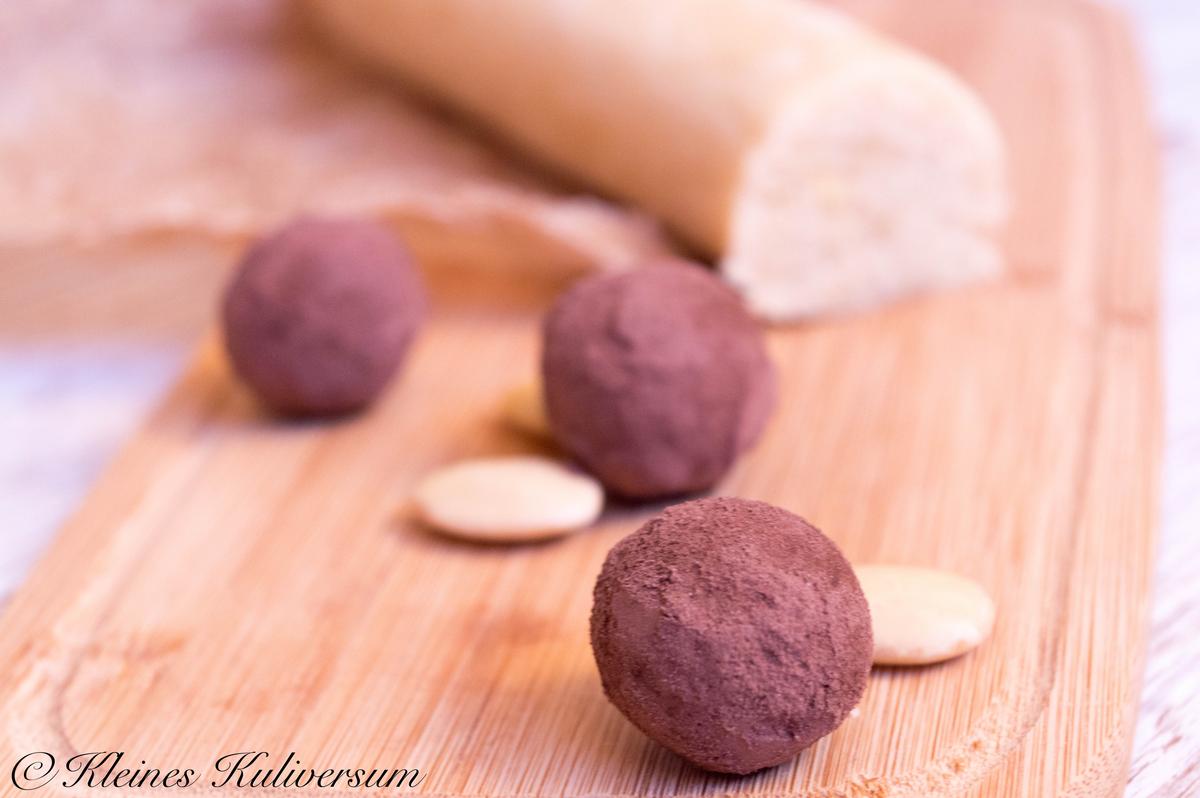Rezeptbild: Marzipan Kartoffeln