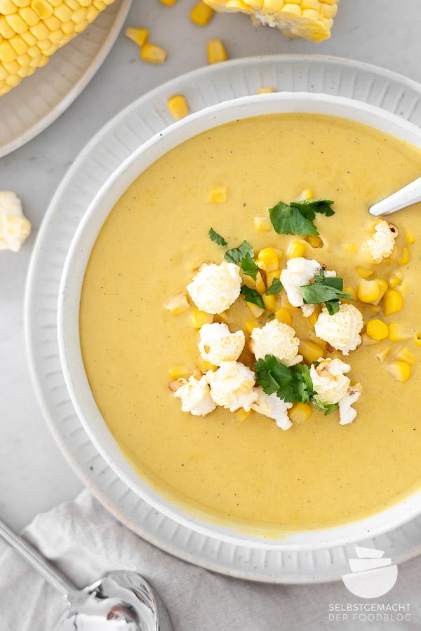 Rezeptbild: Einfache Maissuppe mit Kokosmilch