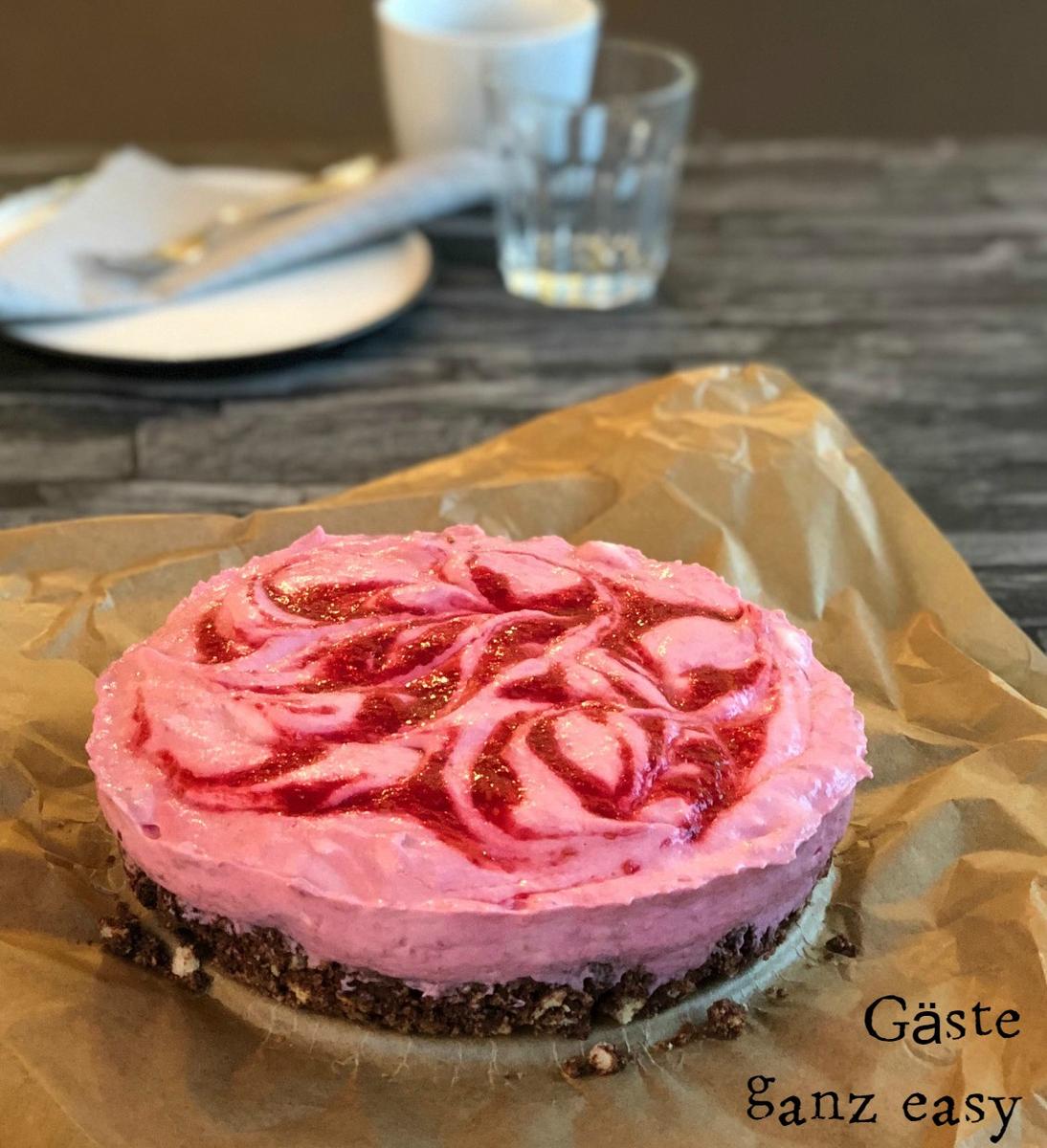 Rezeptbild: No-bake Himbeertorte