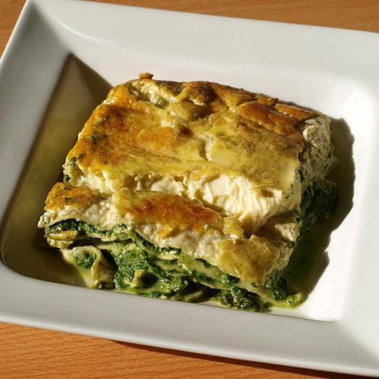 Rezeptbild: Spinatlasagne mit Gorgonzola