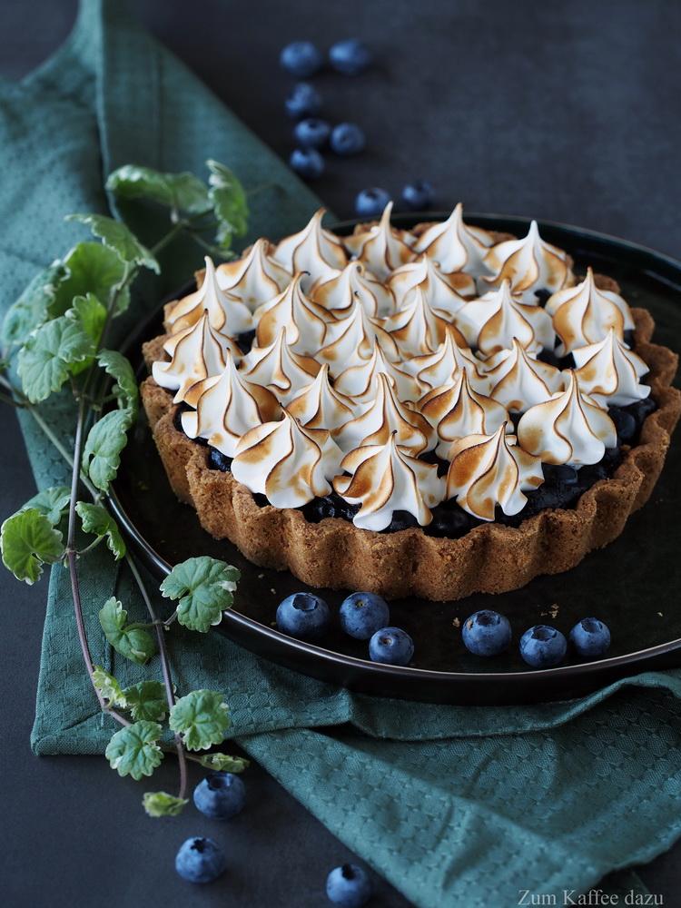 Rezeptbild: Blaubeer-Tarte mit Baiser