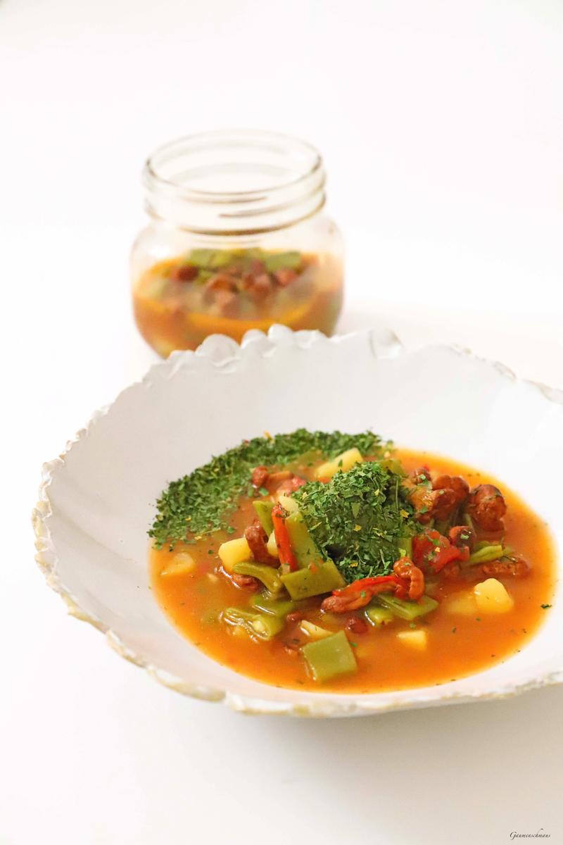 Rezeptbild: Gemüseeintopf mit Eierschwammerl