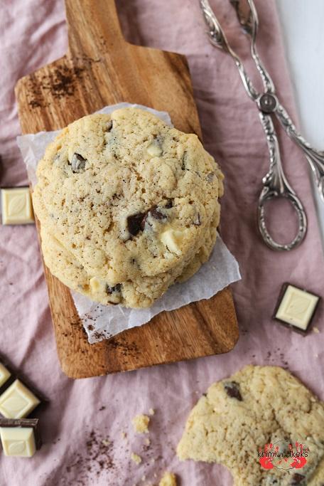 Rezeptbild: Softe Schoko-Kaffee-Cookies