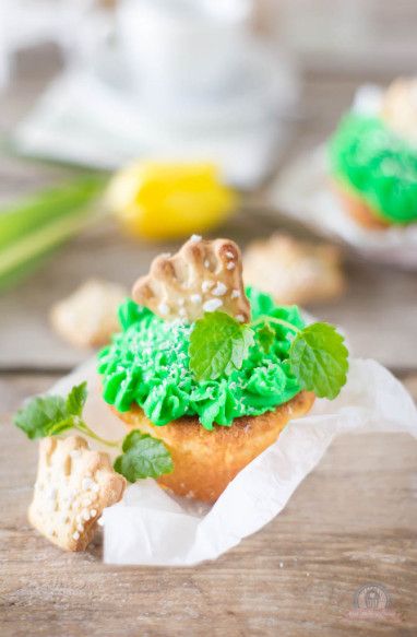 Rezeptbild: Froschkönig Cupcakes
