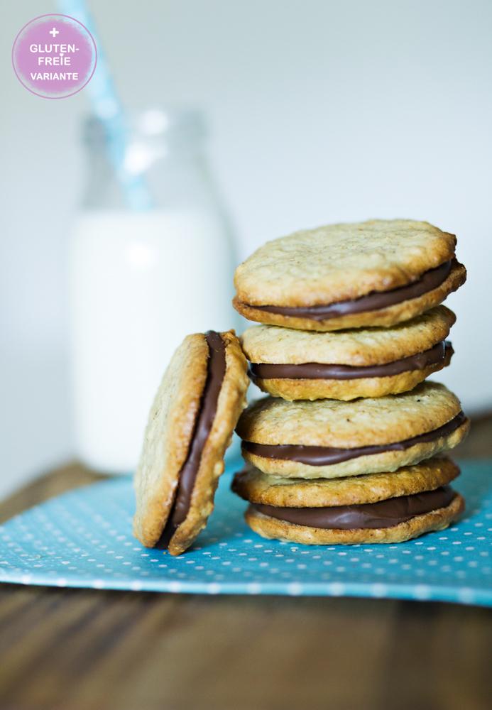 Rezeptbild: Hafer-Schoko-Cookies
