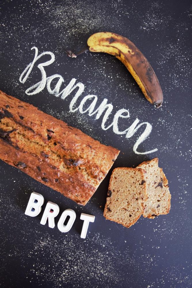 Rezeptbild: einfaches, gesundes Bananenbrot
