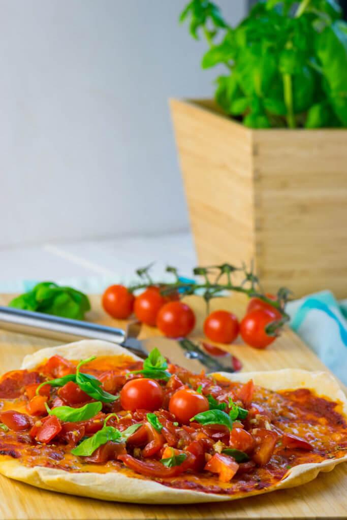 Rezeptbild: Sommerfeeling pur mit Pizza Bruschetta