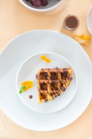 Rezeptbild: Aprikosenwaffeln
