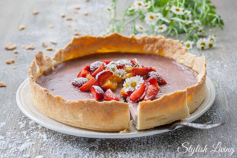 Rezeptbild: Erdbeertarte zum Verlieben
