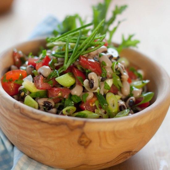 Rezeptbild: Salat aus Schwarzaugenbohnen