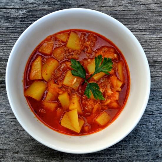 Rezeptbild: Erdäpfelgulasch