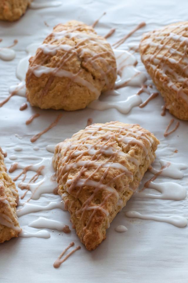 Rezeptbild: Herbstliche Pumpkin Scones mit Gewürzkick