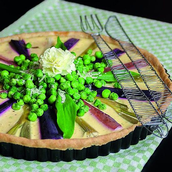 Rezeptbild: Frühlingshafte Gemüsetarte