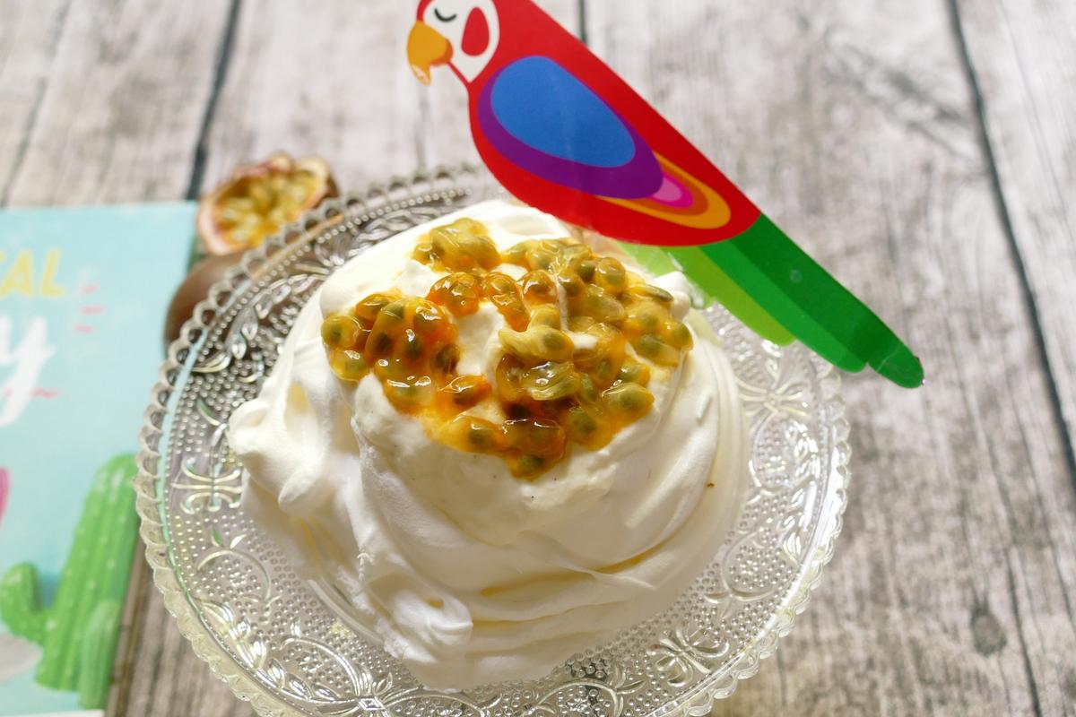 Rezeptbild: Mini-Pavlova mit Maracuja