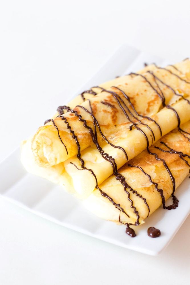 Rezeptbild: PFANNKUCHEN MIT QUARKFÜLLUNG