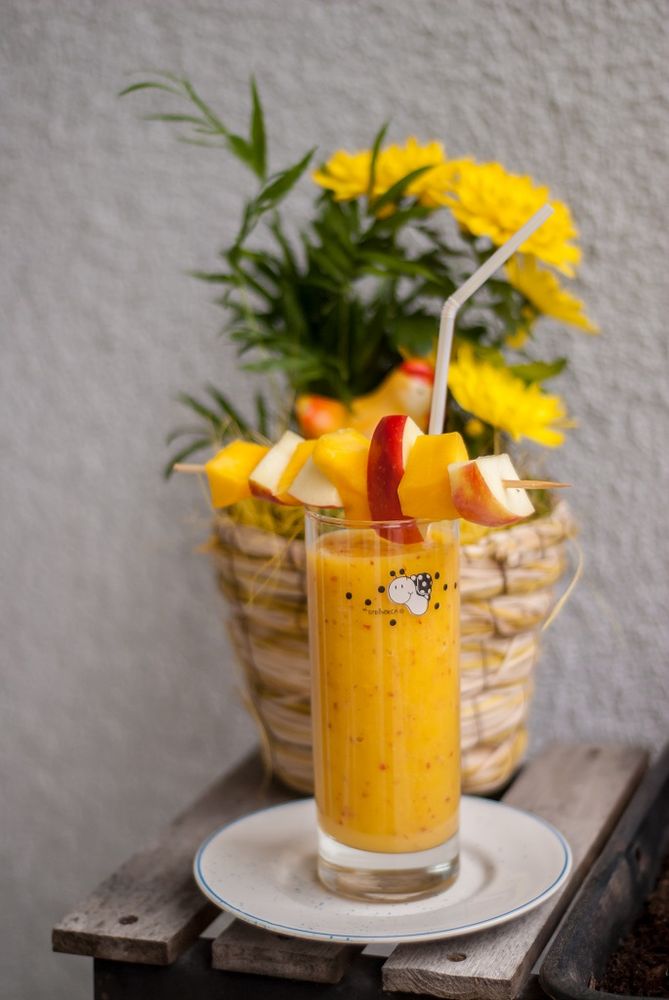 Rezeptbild: Mango Apfel Smoothie