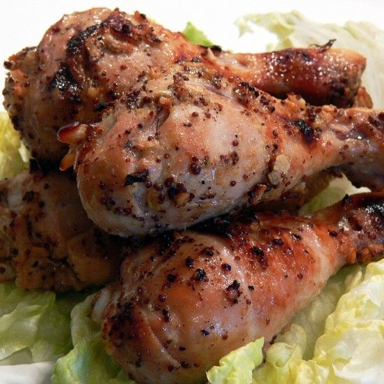 Rezeptbild: marinierte Hähnchenunterschenkel