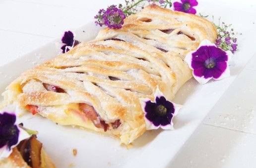 Rezeptbild: Vanille Pflaumen Kuchen