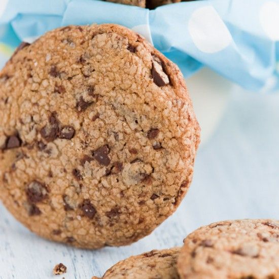 Rezeptbild: Chocolate Chip Cookies mit gebräunter Butter