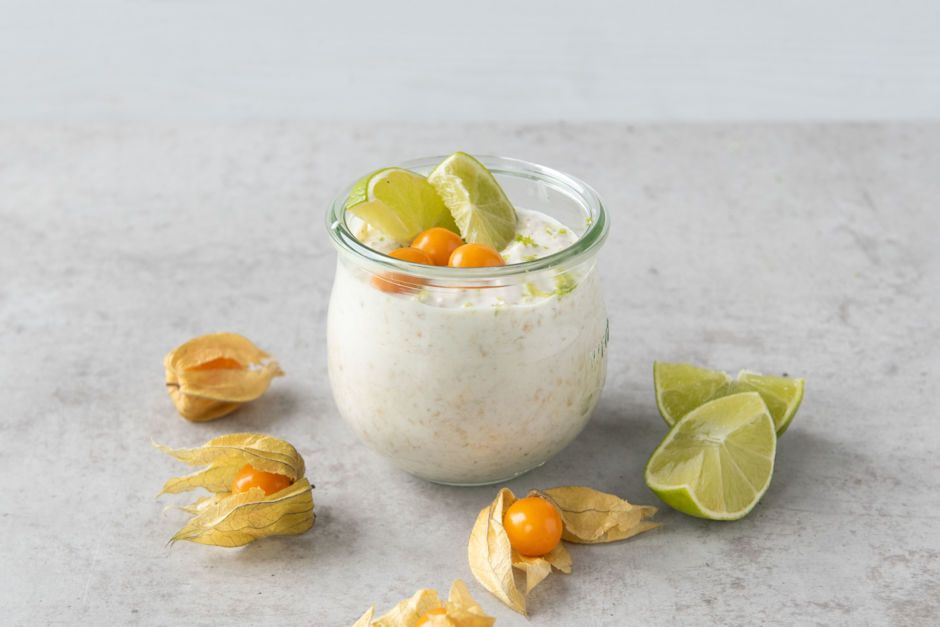 Rezeptbild: Limetten-Kokos-Overnight Oat