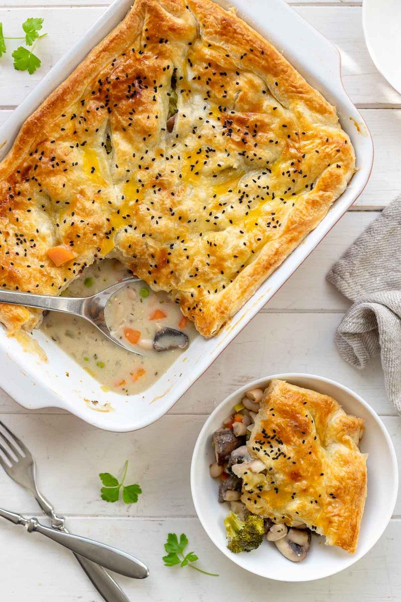 Rezeptbild: Gemüse-Pie (Vegetarischer Pot-Pie)