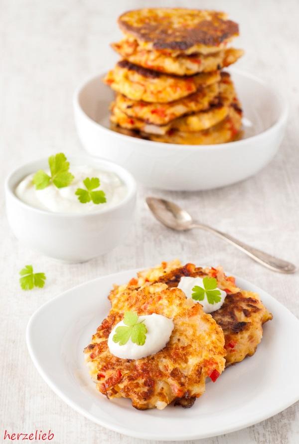 Rezeptbild: Blumenkohl-Puffer
