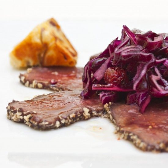 Rezeptbild: Gebeizte Rehnuss