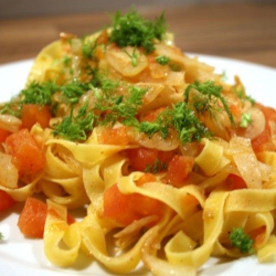 Rezeptbild: Pasta mit Fenchel und Tomaten