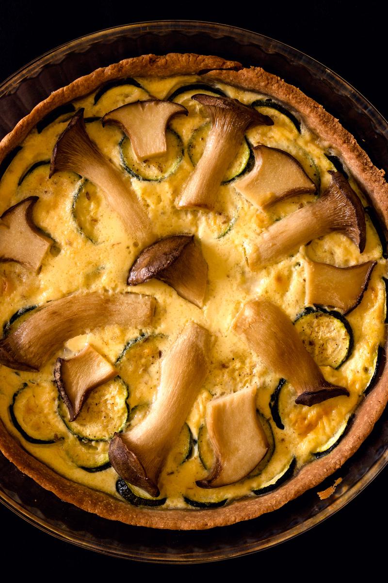 Rezeptbild: Kräuterseitlingquiche