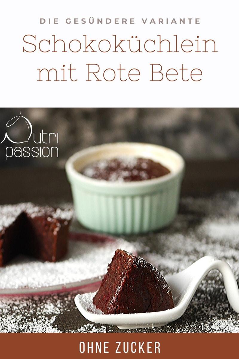 Rezeptbild: Schokoküchlein mit Rote Bete (glutenfrei)