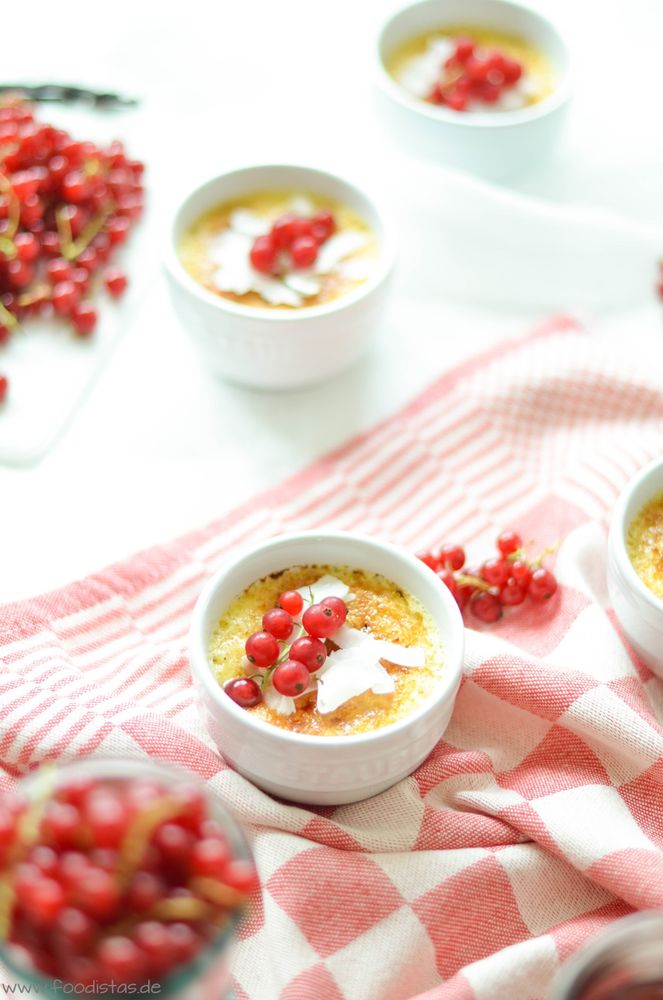 Rezeptbild: Kokos Crème Brûlée